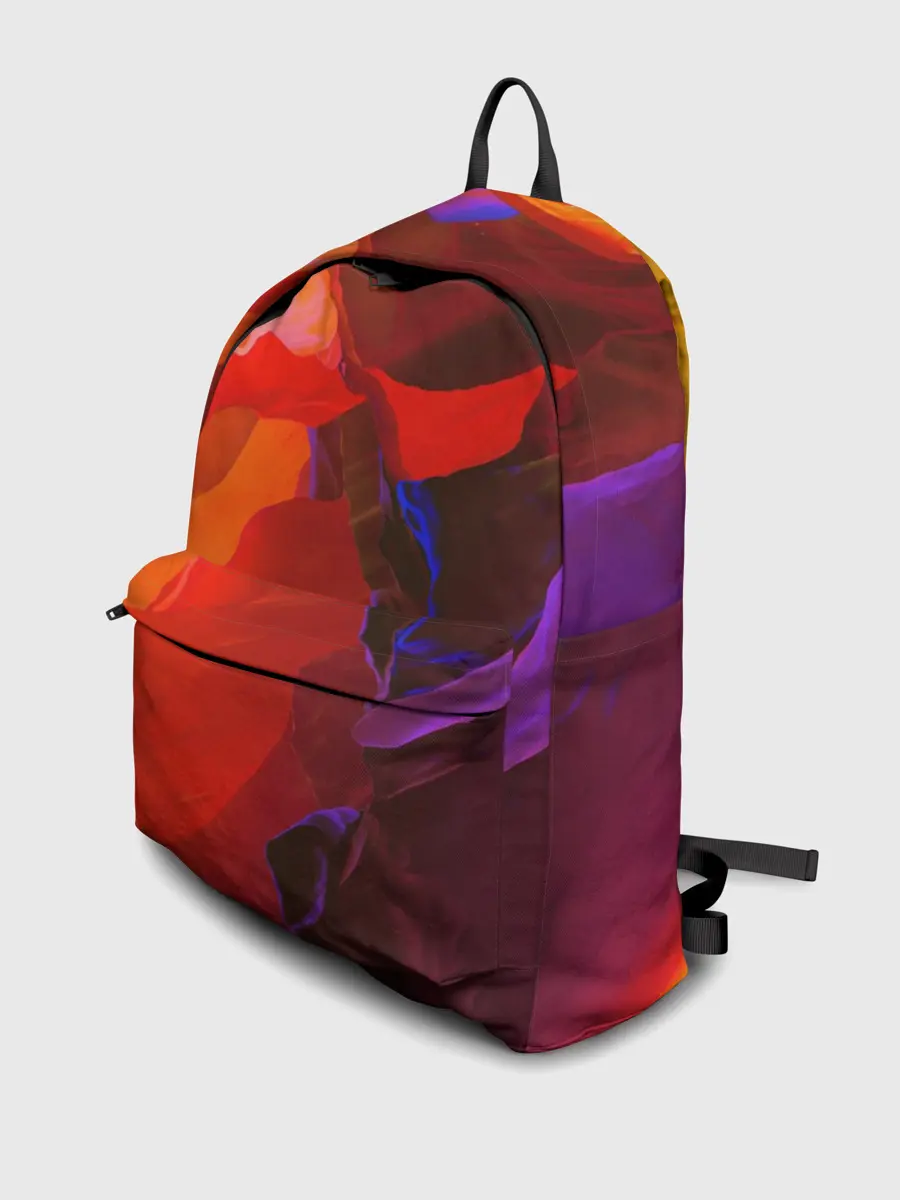 Рюкзак джинсовый / Горная абстракция