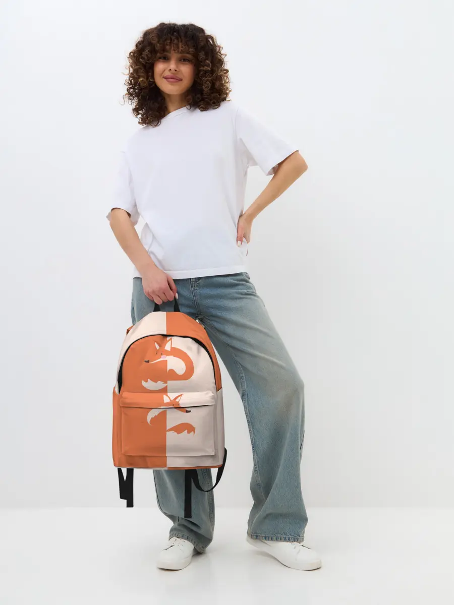 Рюкзак джинсовый / Лисичка-сестричка