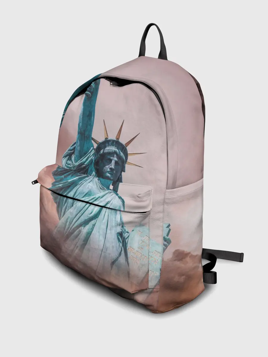 Рюкзак джинсовый / Статуя свободы