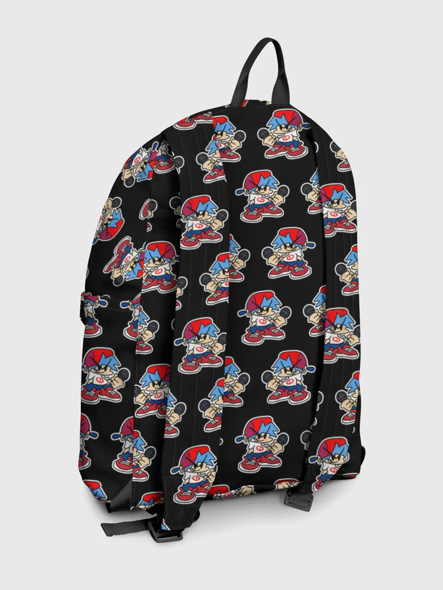 Рюкзак джинсовый / Friday Night Funkin, паттерн