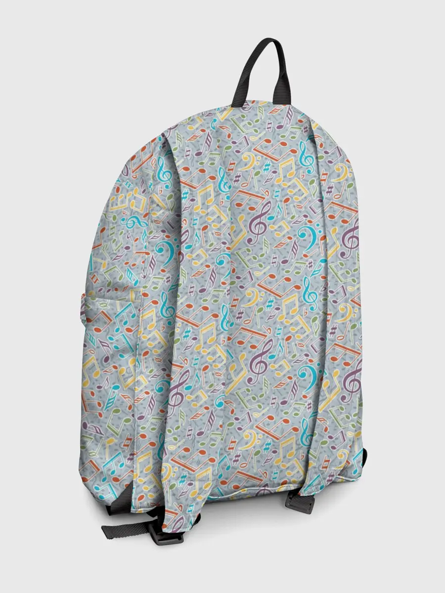 Рюкзак джинсовый / Музыкальные ноты