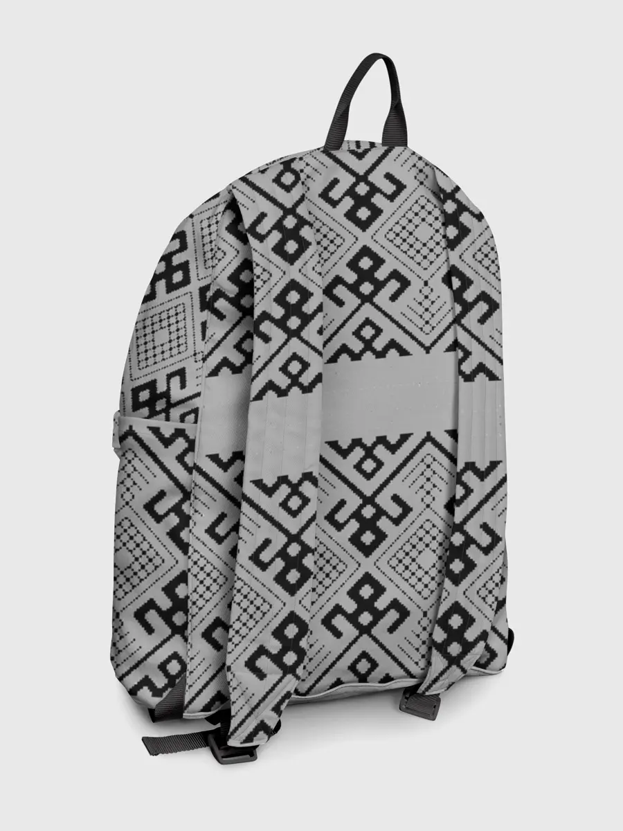 Рюкзак джинсовый / Русские народные узоры