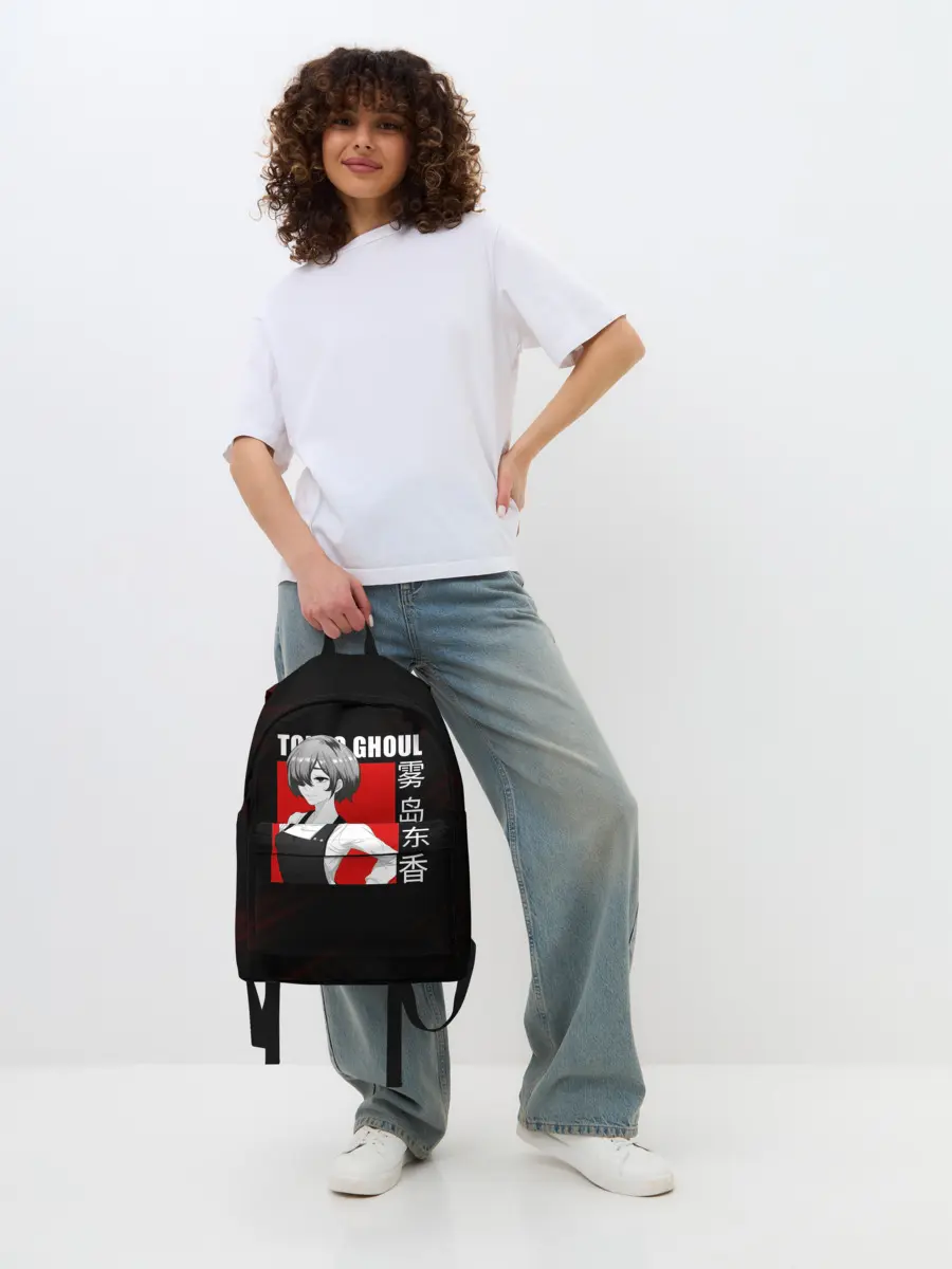 Рюкзак джинсовый / Официантка Киришима