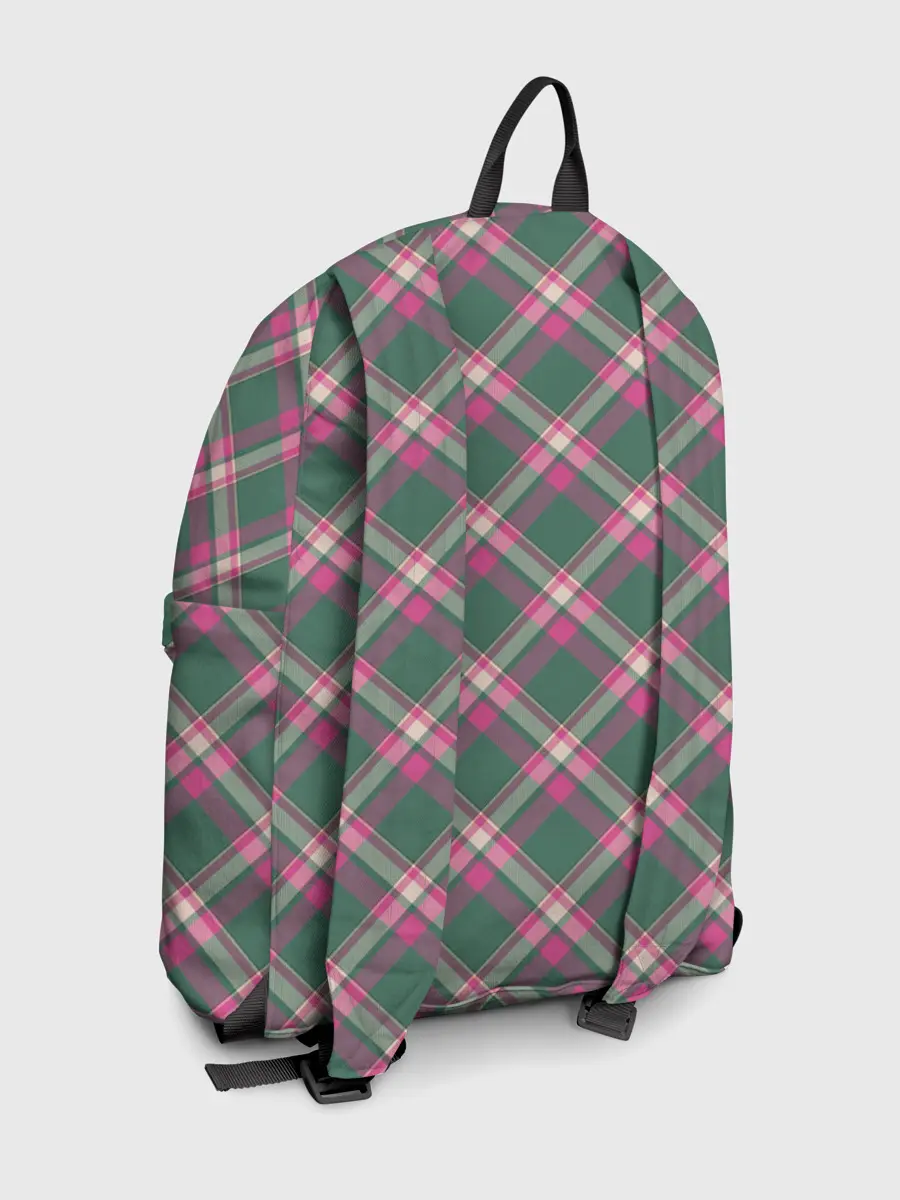 Рюкзак джинсовый / Клеточный узор