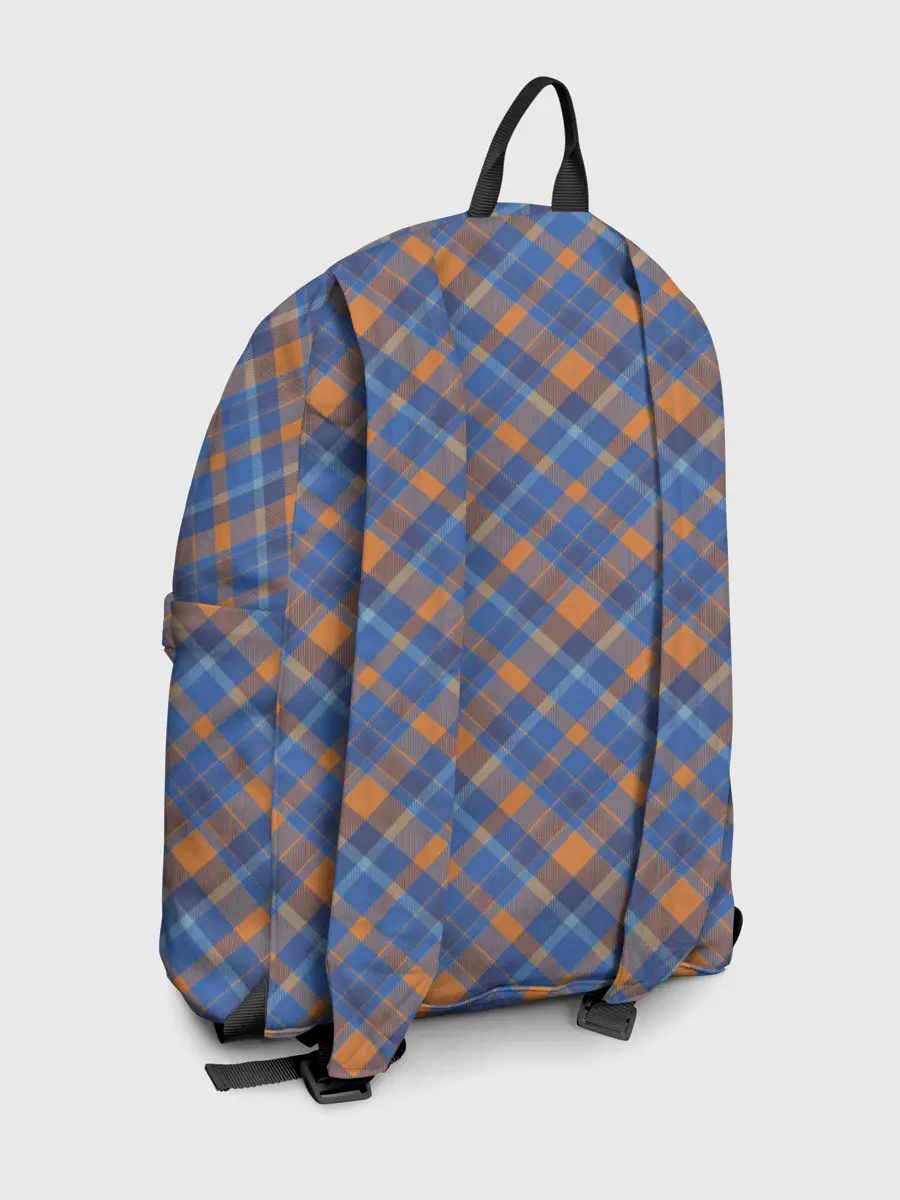 Рюкзак джинсовый / Клеточный узор