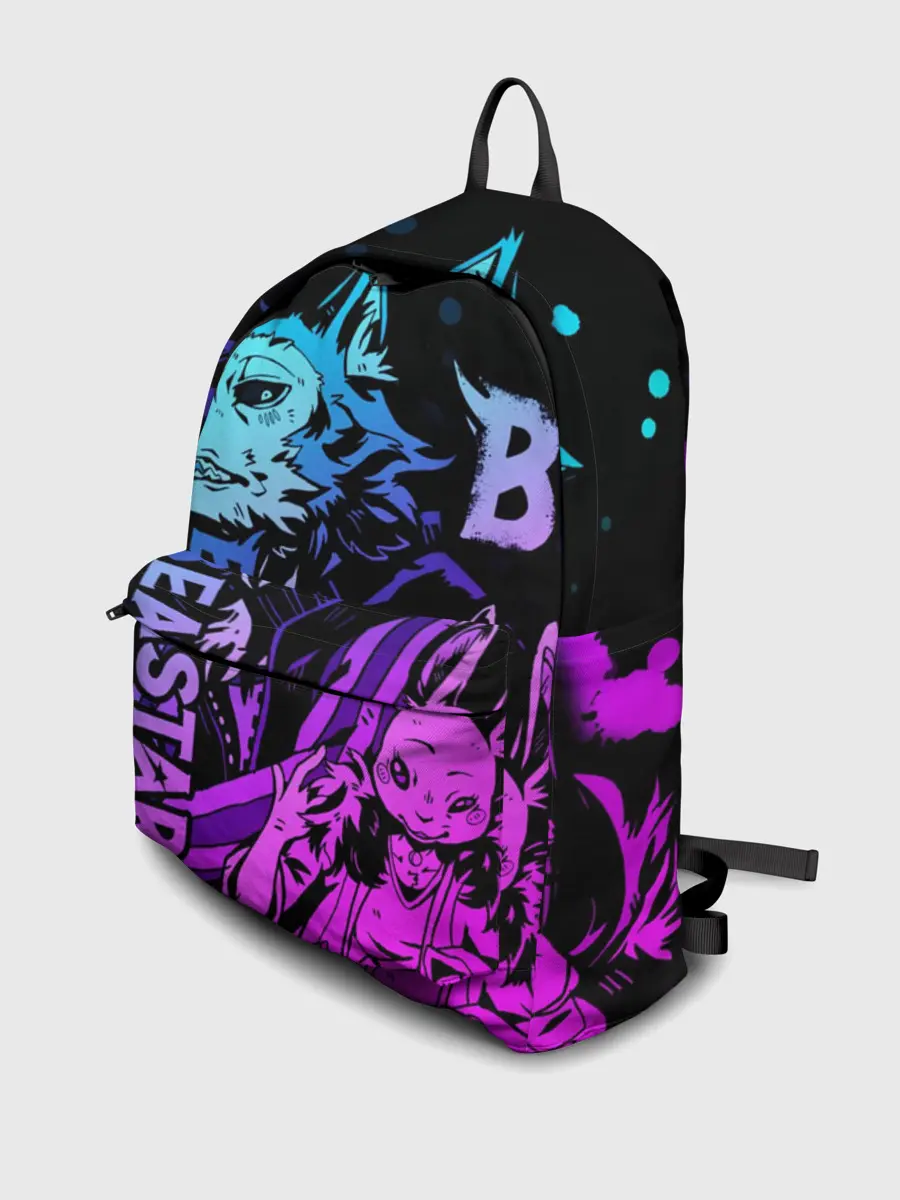 Рюкзак джинсовый / BEASTARS, Легоши и Хару