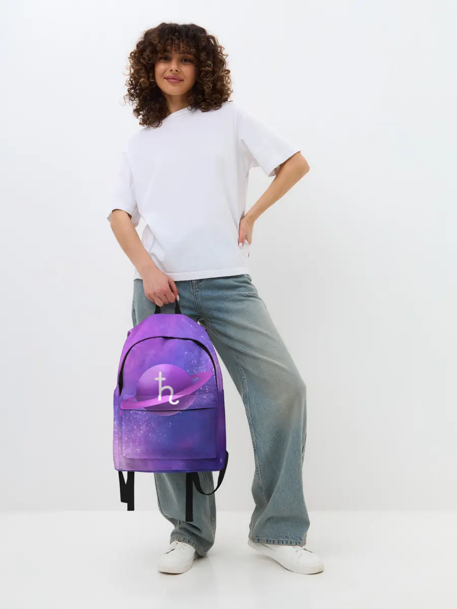 Рюкзак джинсовый / Сатурн