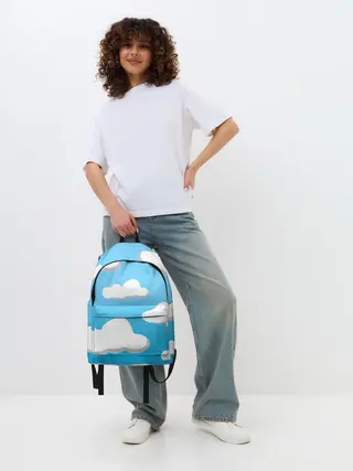 Рюкзак джинсовый / Небо