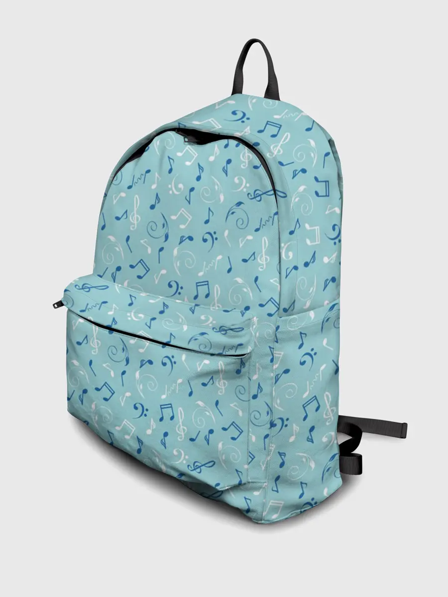 Рюкзак джинсовый / Ноты