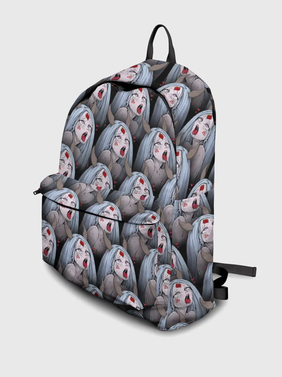 Рюкзак джинсовый / Kaguya Ahegao