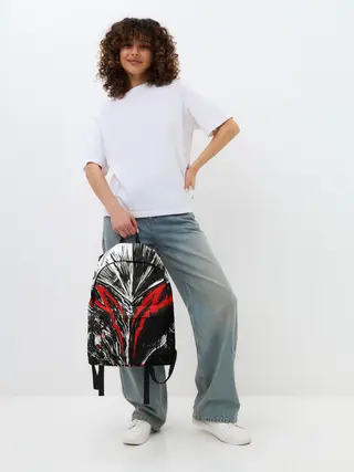 Рюкзак джинсовый / BERSERK mask