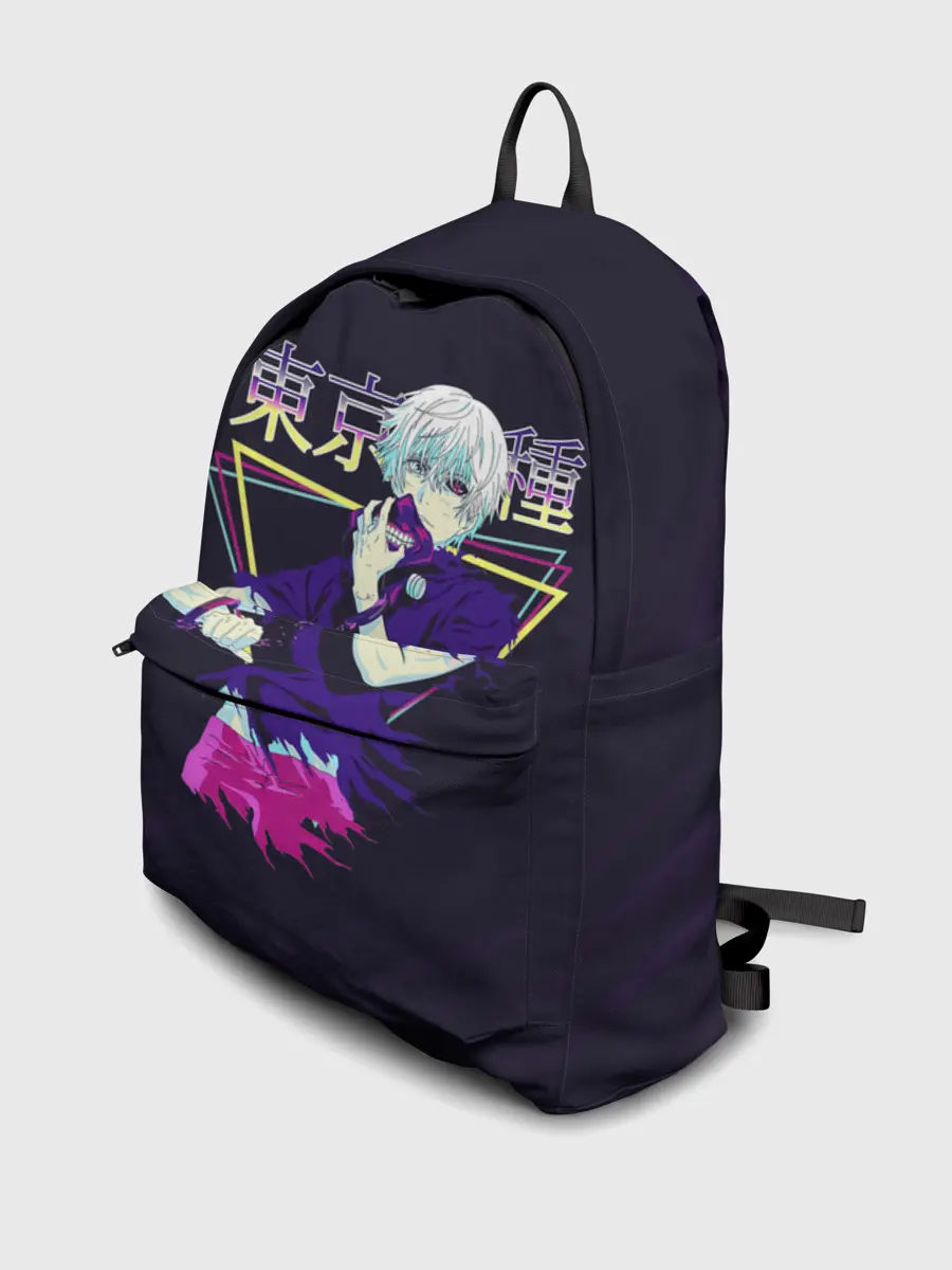 Рюкзак джинсовый / Канеки Кен под 80-е