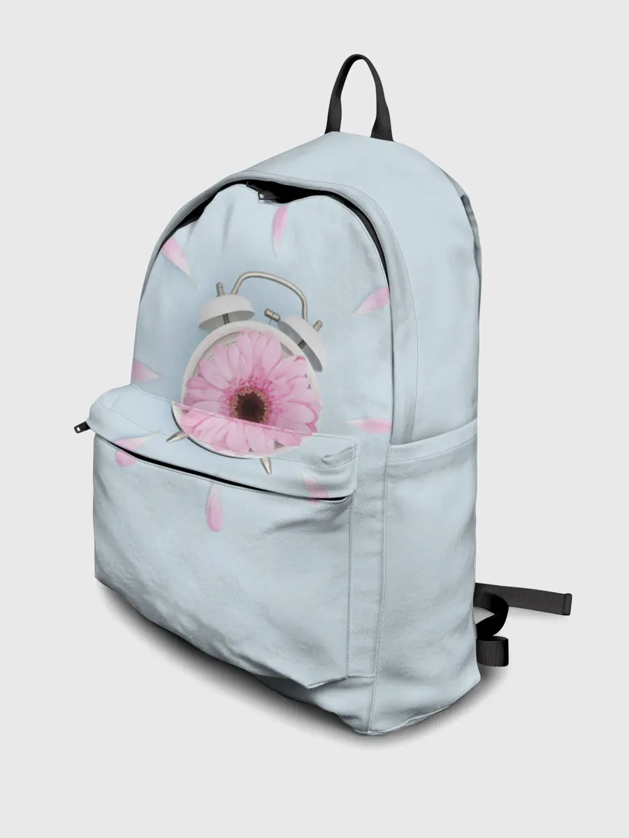 Рюкзак джинсовый / Будильник