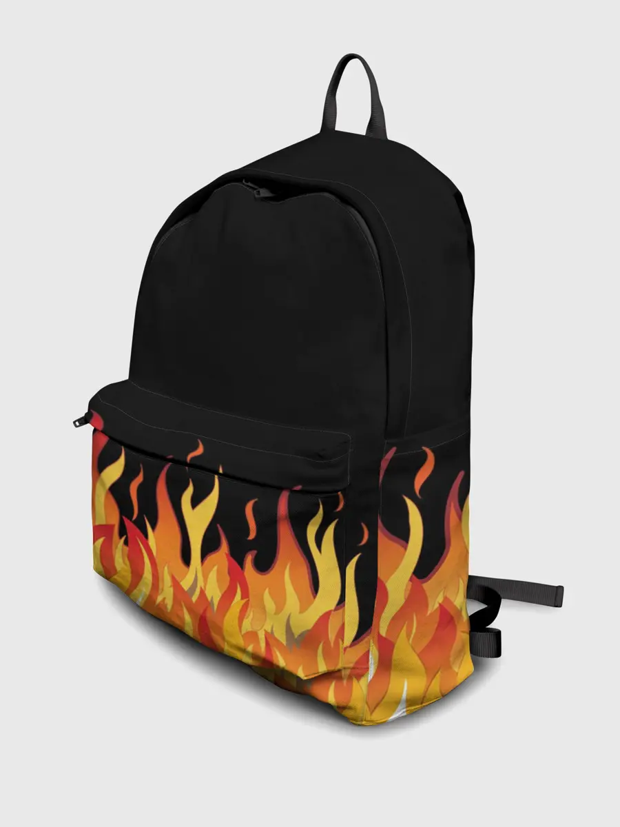 Рюкзак джинсовый / ОГОНЬ И НИЧЕГО ЛИШНЕГО