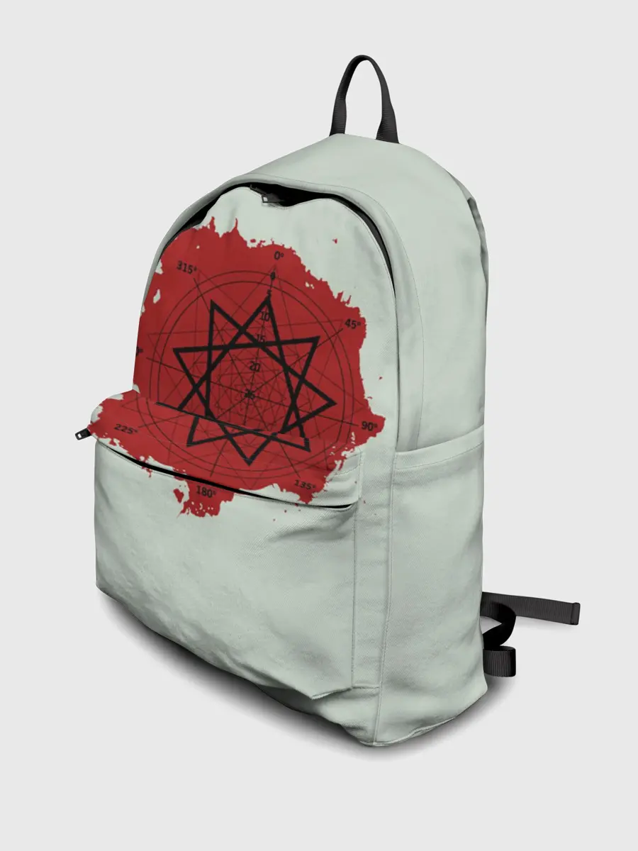 Рюкзак джинсовый / Пентаграмма Slipknot