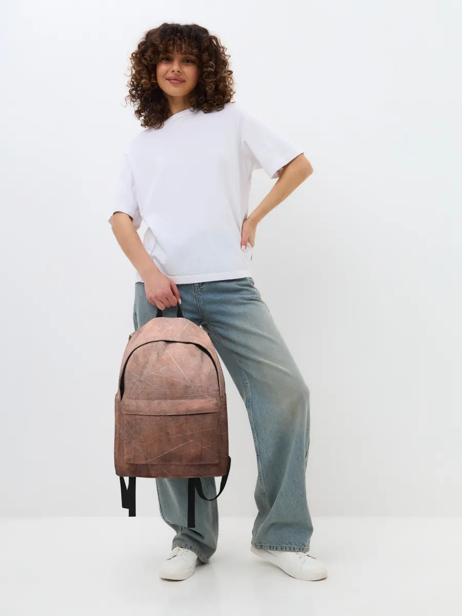 Рюкзак джинсовый / ЛАТУНЬ