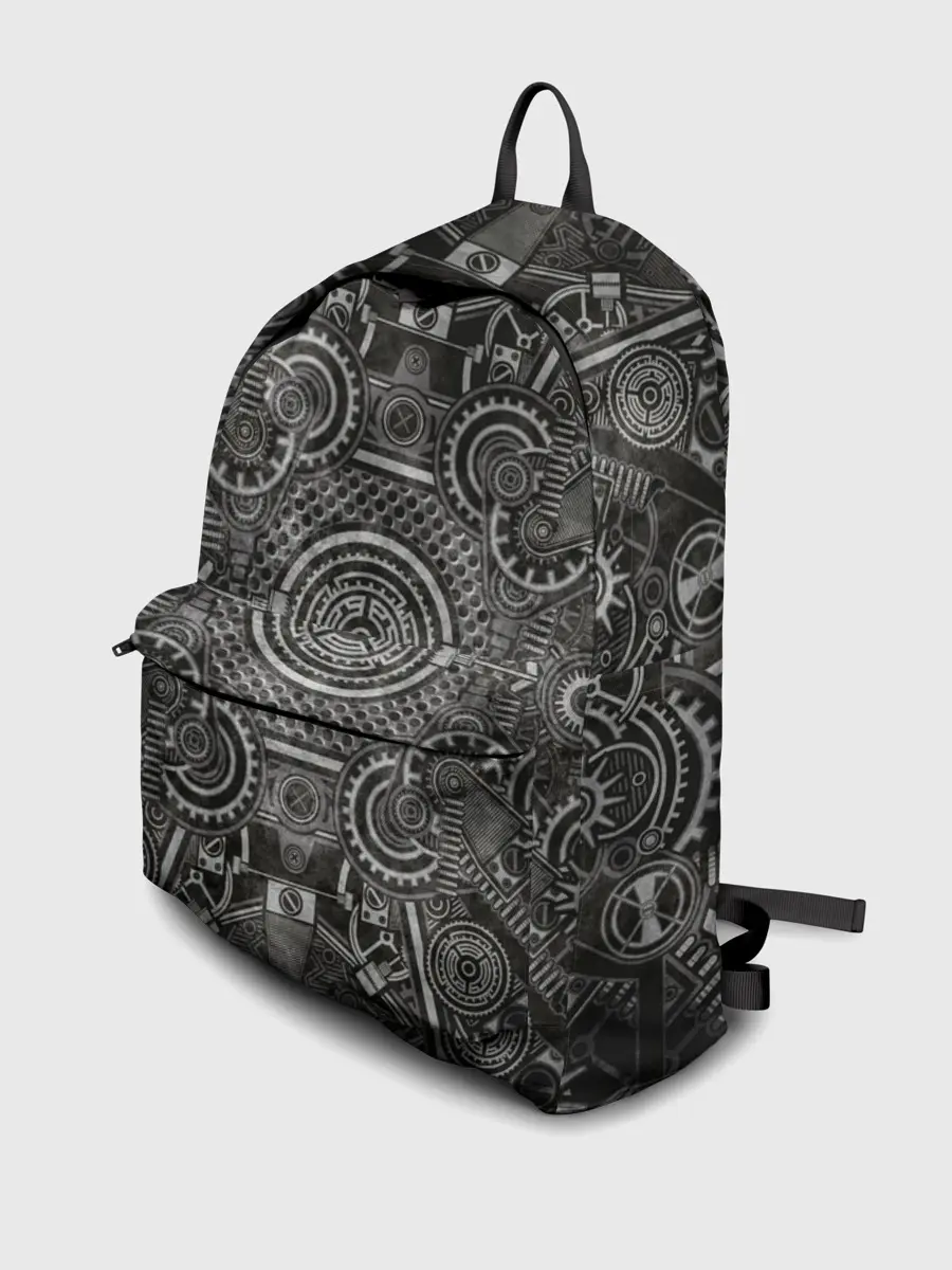 Рюкзак джинсовый / Стимпанк Механизм