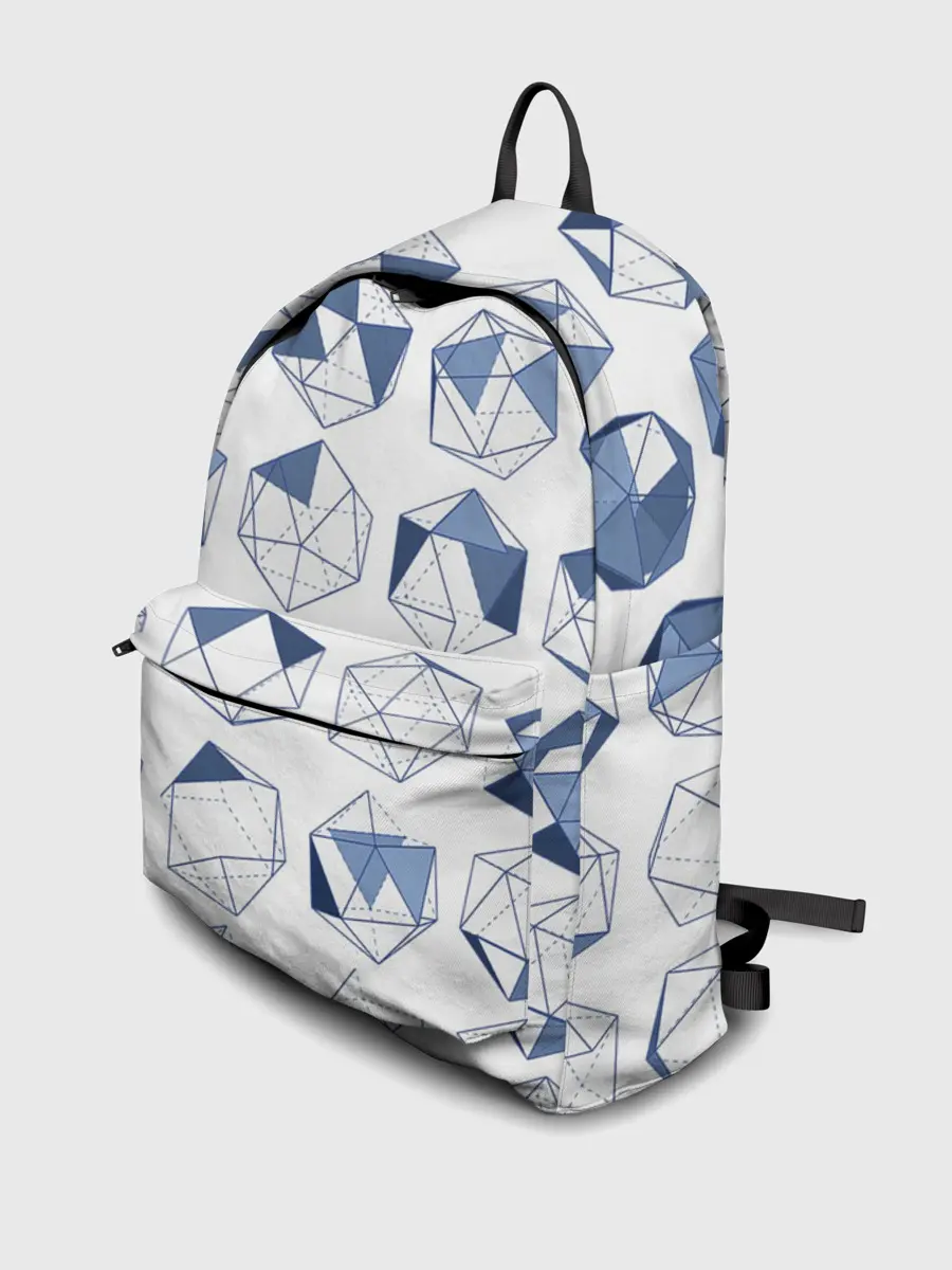 Рюкзак джинсовый / Геометрические фигуры