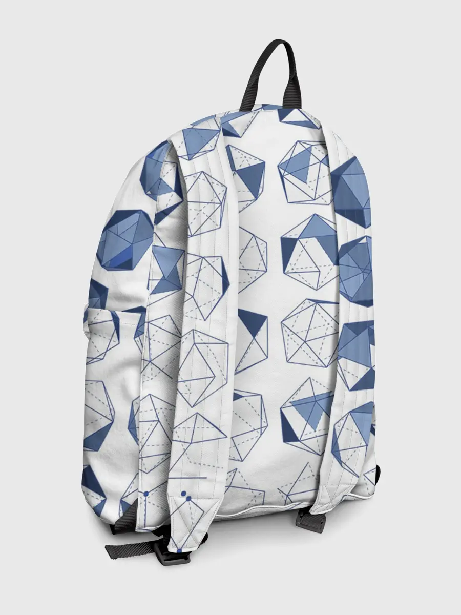 Рюкзак джинсовый / Геометрические фигуры