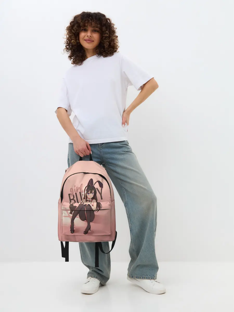 Рюкзак джинсовый / Bunny Girl apricot