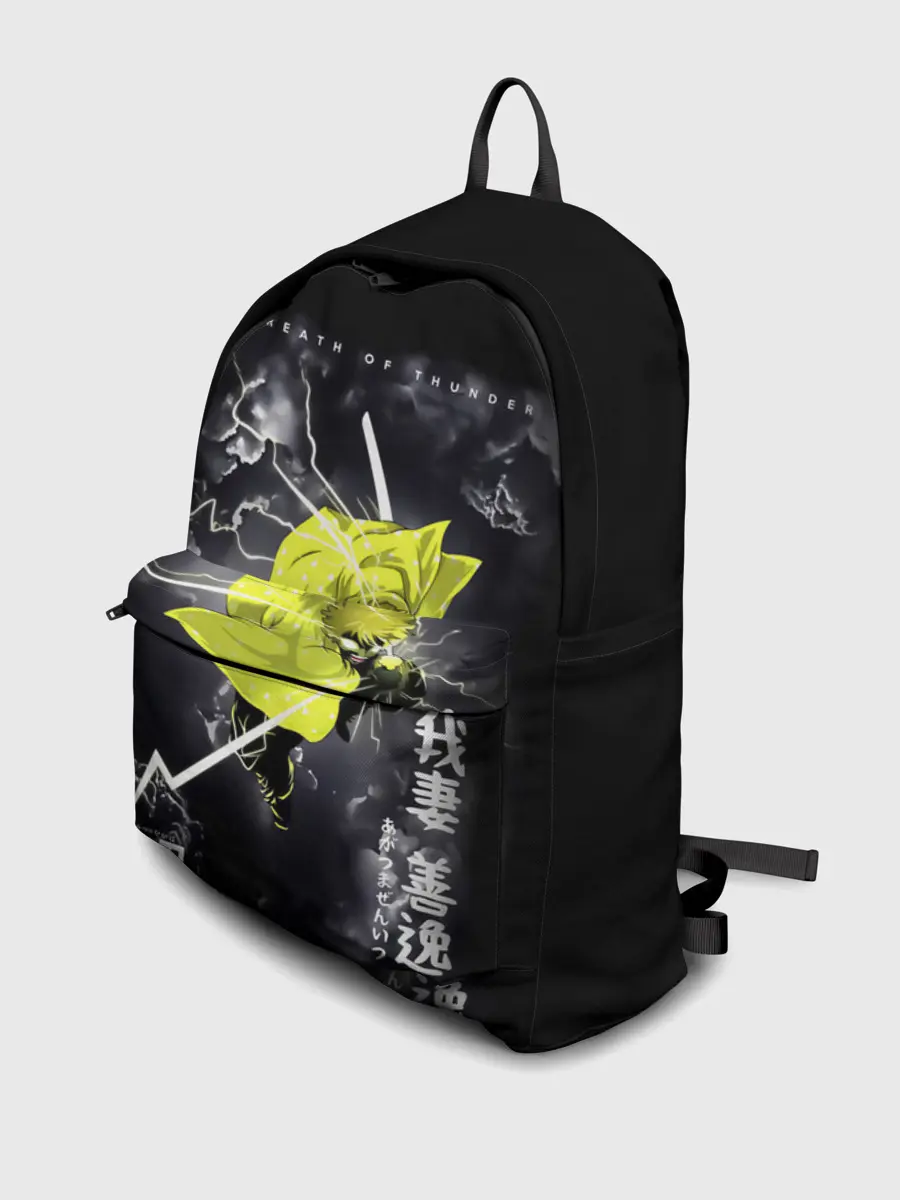 Рюкзак джинсовый / Zenitsu Agatsuma Kimetsu no Yaiba