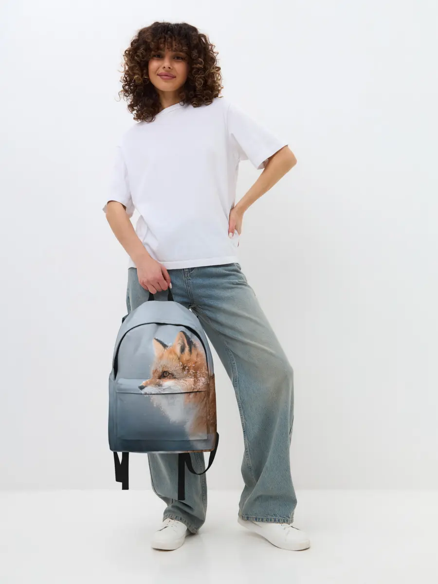 Рюкзак джинсовый / Лиса