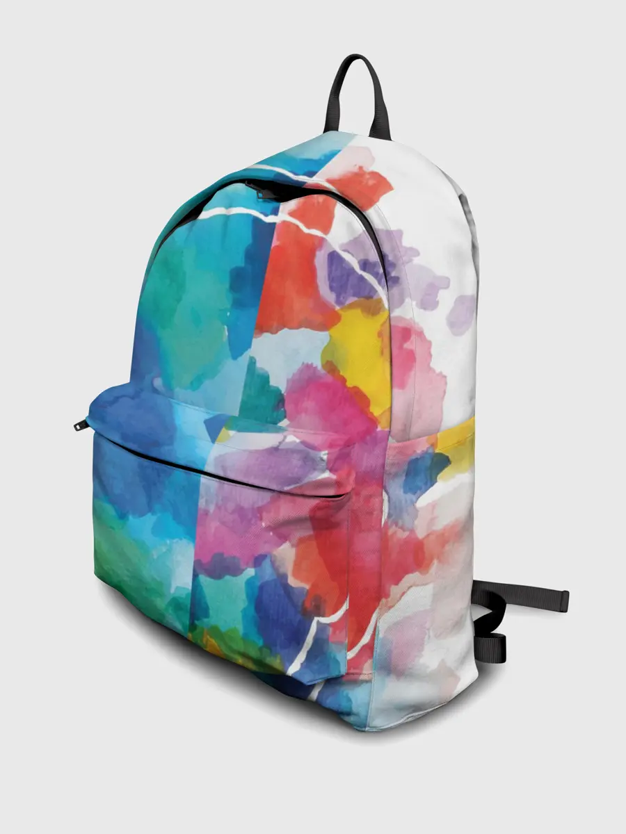 Рюкзак джинсовый / Акварель