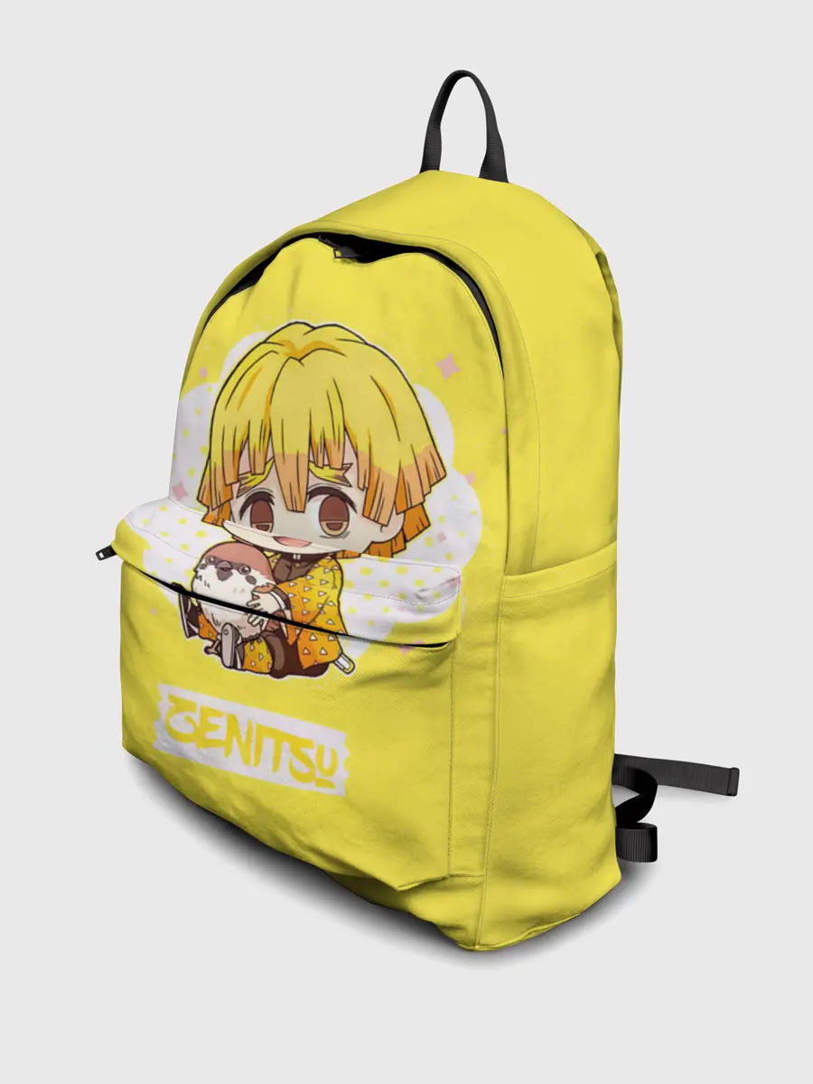 Рюкзак джинсовый / Zenitsu Agatsuma Kimetsu no Yaiba