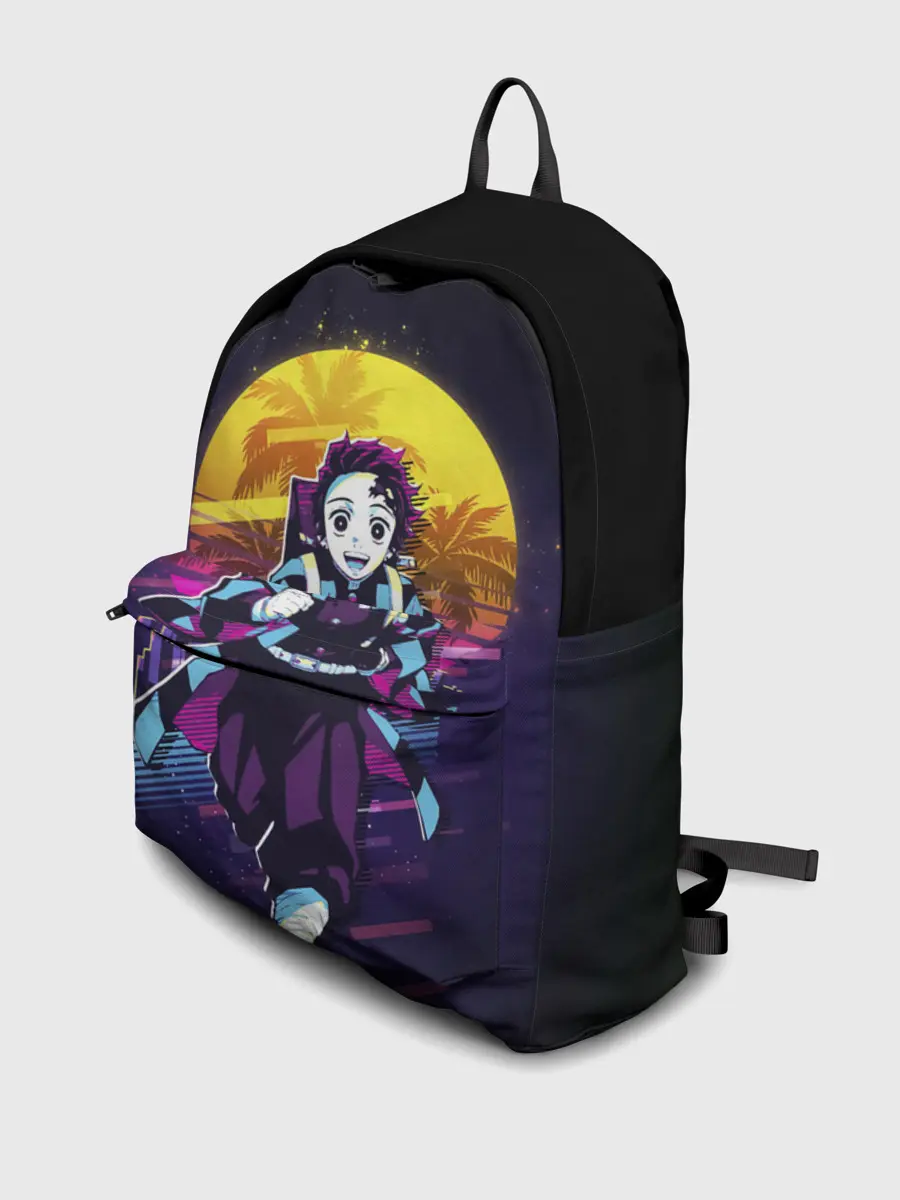 Рюкзак джинсовый / Танджиро Камадо Kimetsu no Yaiba