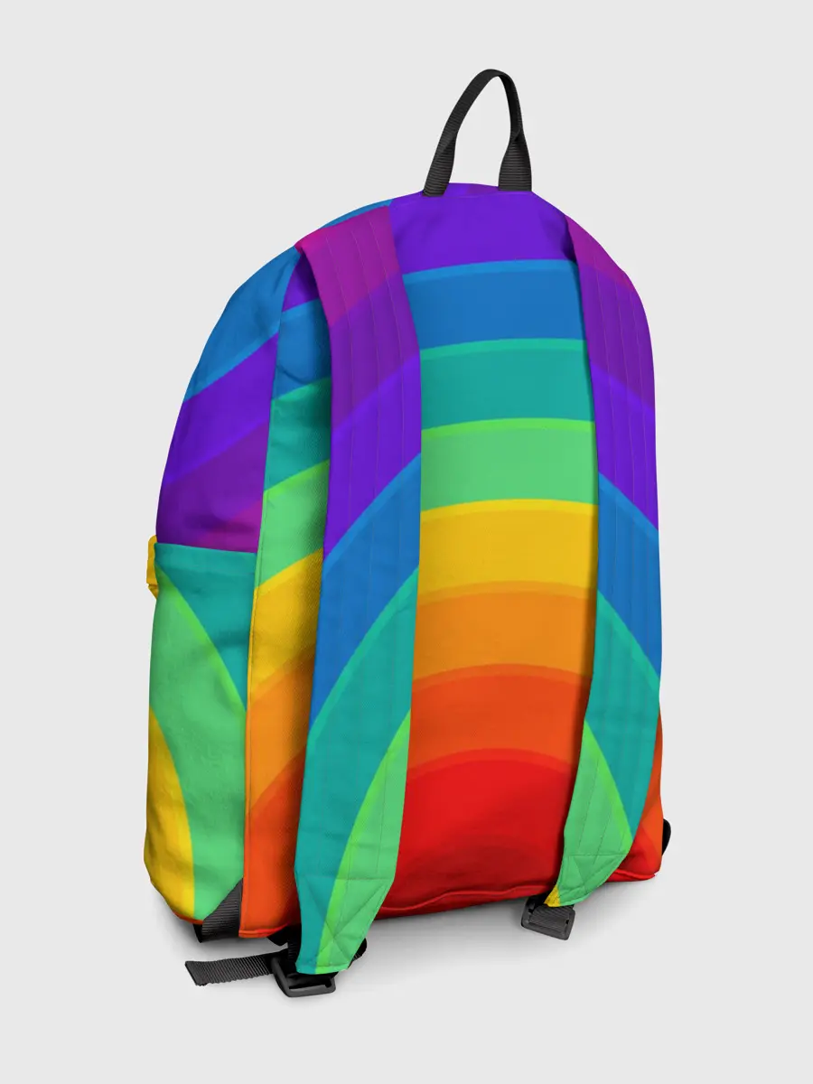 Рюкзак джинсовый / Круговая радуга