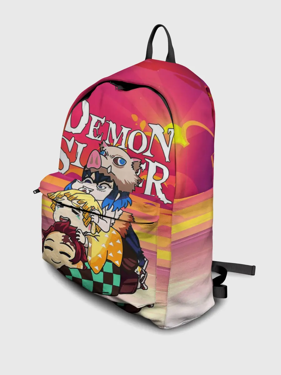 Рюкзак джинсовый / КЛИНОК, РАССЕКАЮЩИЙ ДЕМОНОВ