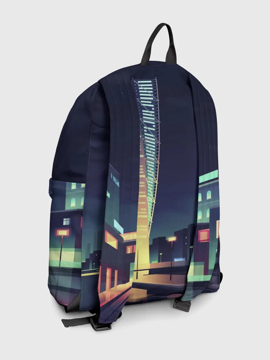 Рюкзак джинсовый / Ночной Город