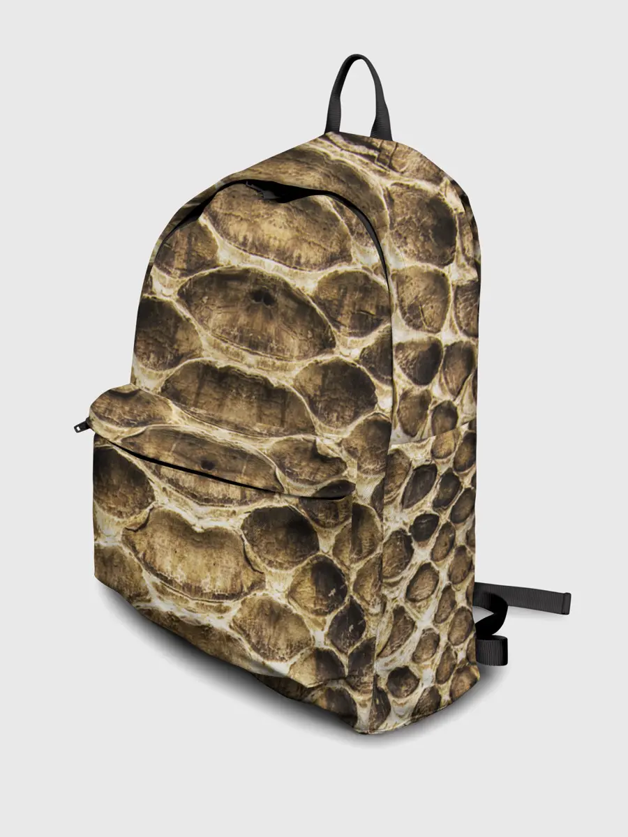 Рюкзак джинсовый / Змеиная кожа