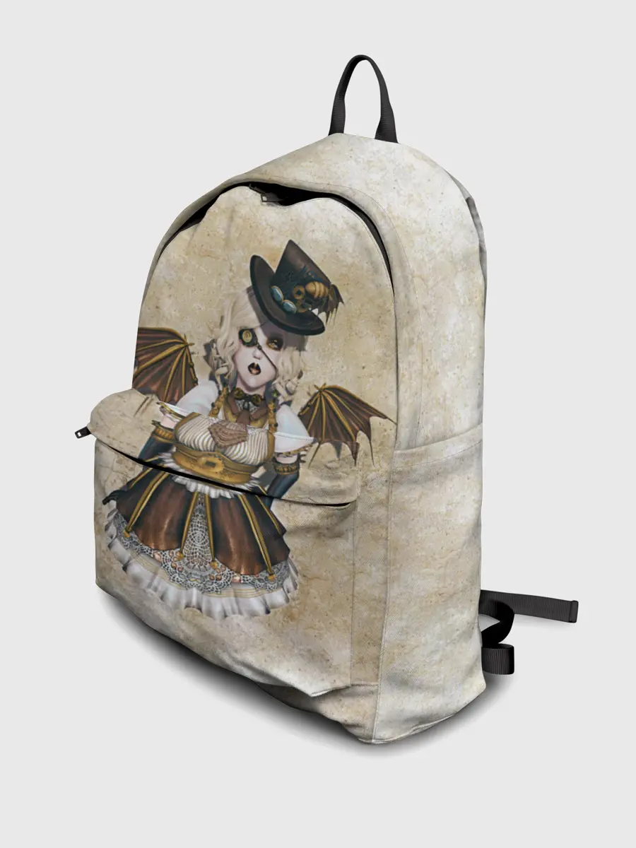 Рюкзак джинсовый / Стимпанк Девушка