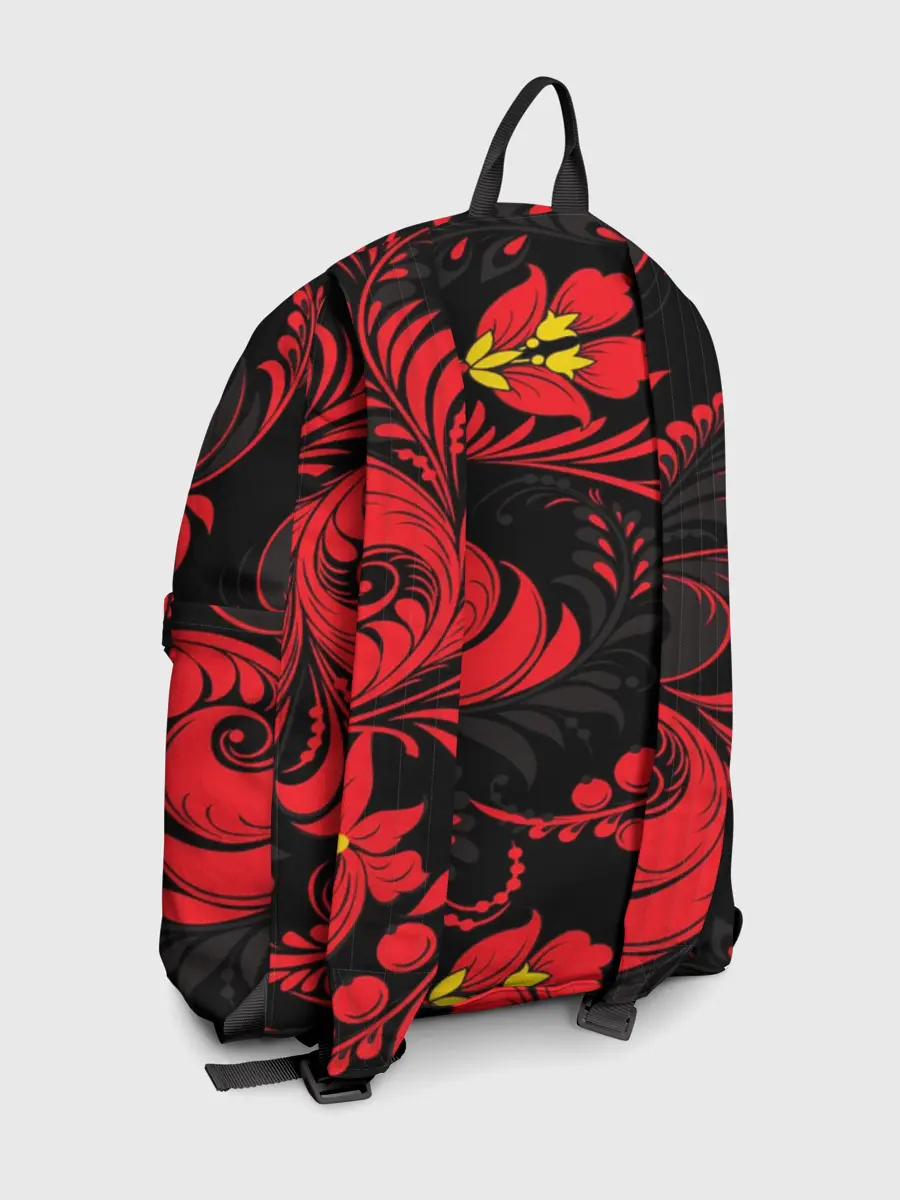 Рюкзак джинсовый / Хохлома