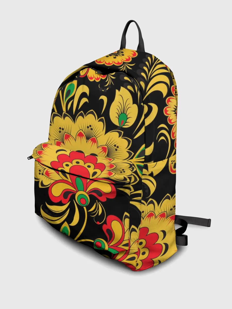 Рюкзак джинсовый / Хохлома