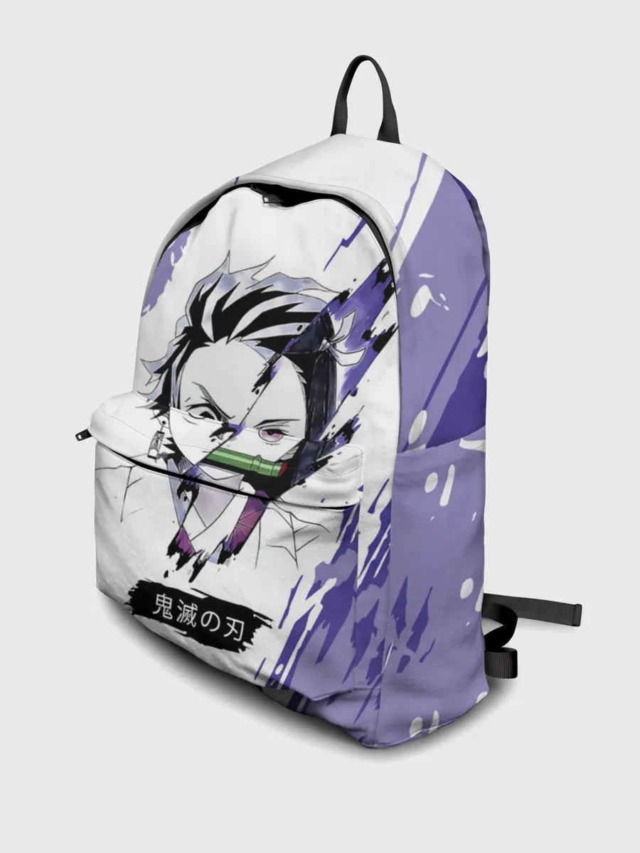 Рюкзак джинсовый / Танджиро и Незуко Камадо