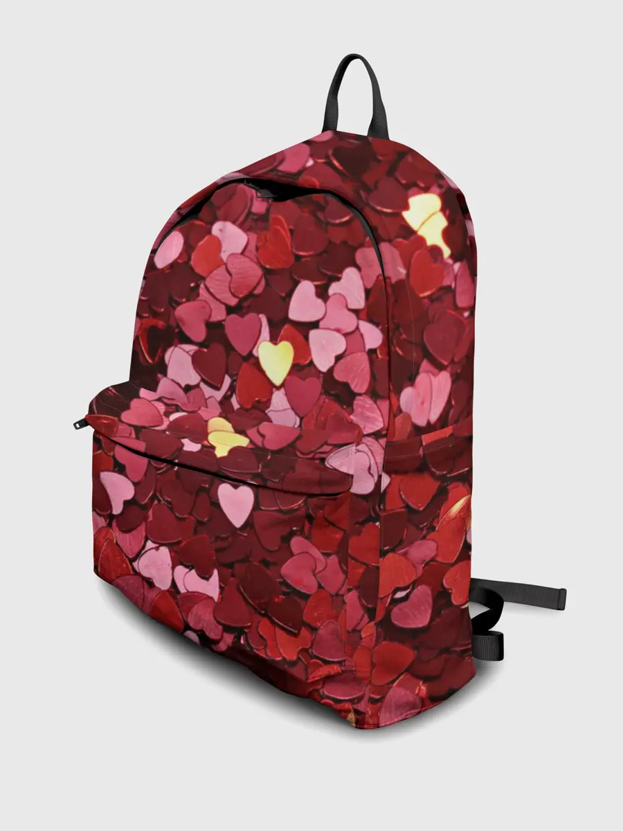 Рюкзак джинсовый / Сердца | Hearts