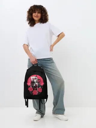 Рюкзак джинсовый / Девушка С Катаной