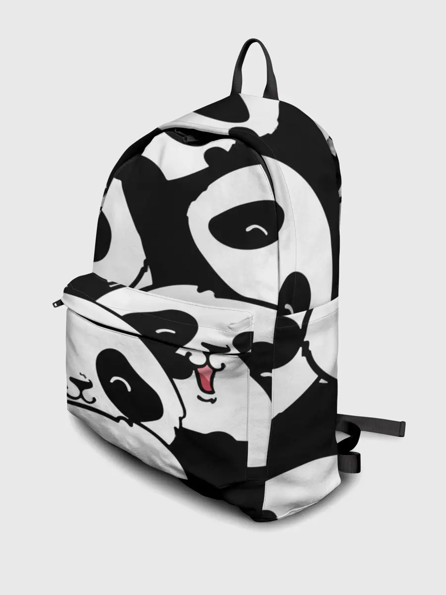 Рюкзак джинсовый / панды