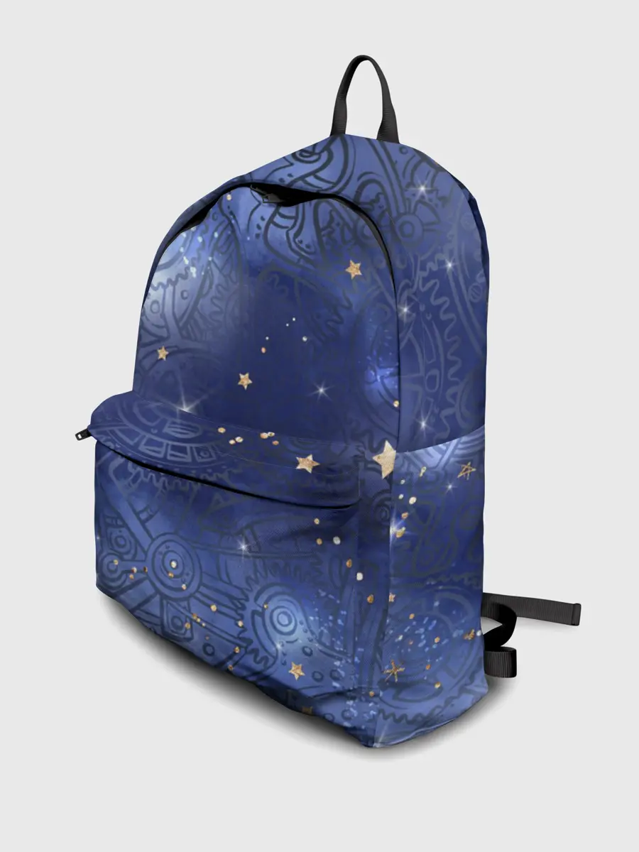 Рюкзак джинсовый / Небо в стиле Стимпанк