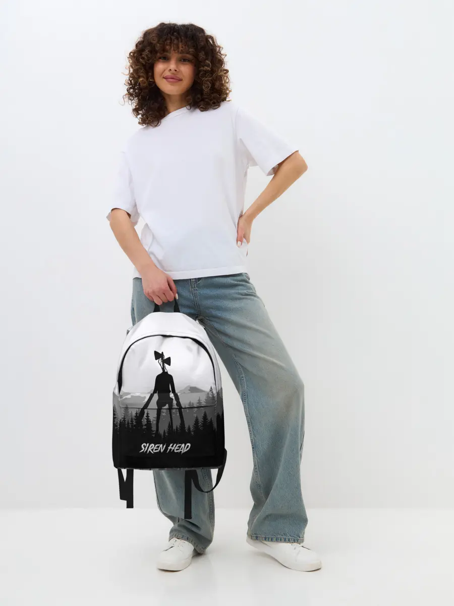 Рюкзак джинсовый / SIREN HEAD | DARK FOREST
