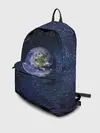 Рюкзак джинсовый / Земля в космосе