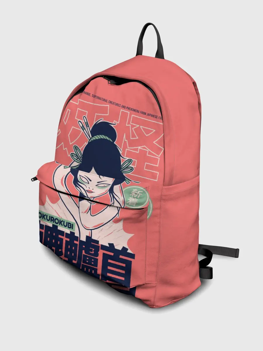 Рюкзак джинсовый / Anime Rokurokubi Demon Yokai