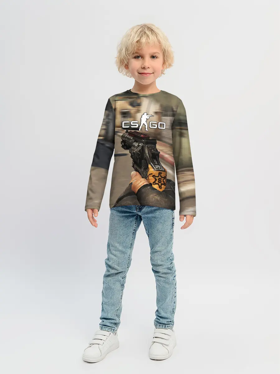 Детский лонгслив / CS:GO