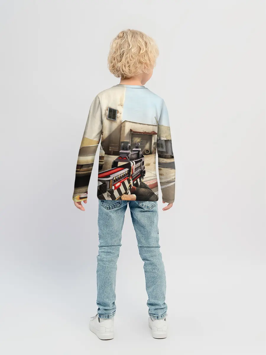 Детский лонгслив / CS:GO - The Aggressor | Aгрессор