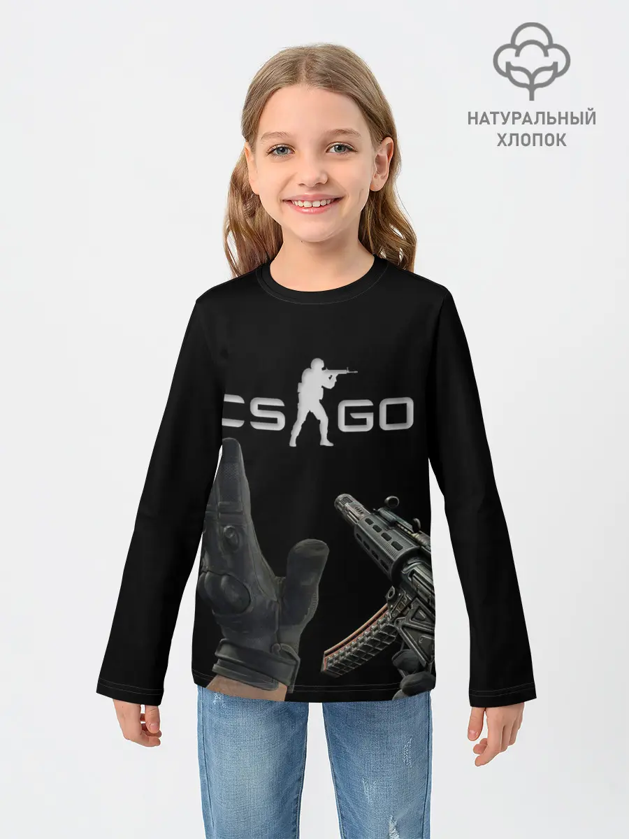 Детский лонгслив / CS:GO