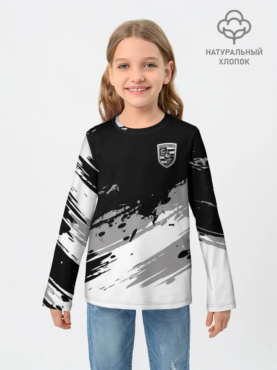 Детский лонгслив / Porsche