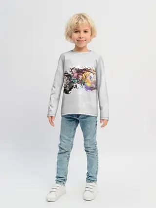 Детский лонгслив / Клинок рассекающий демонов