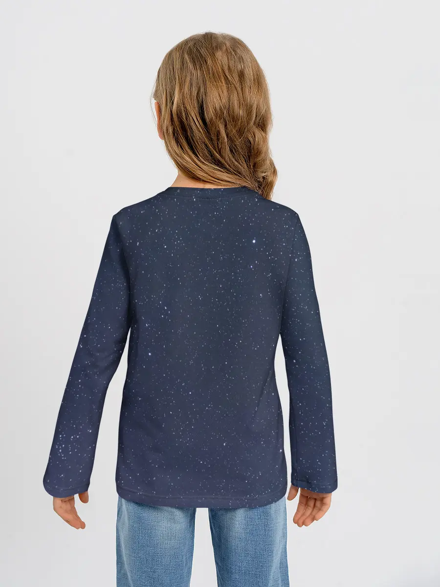 Детский лонгслив / Космос